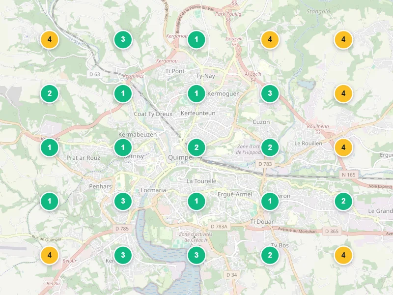 Visibilité locale après — Agent immobilier indépendant à Quimper