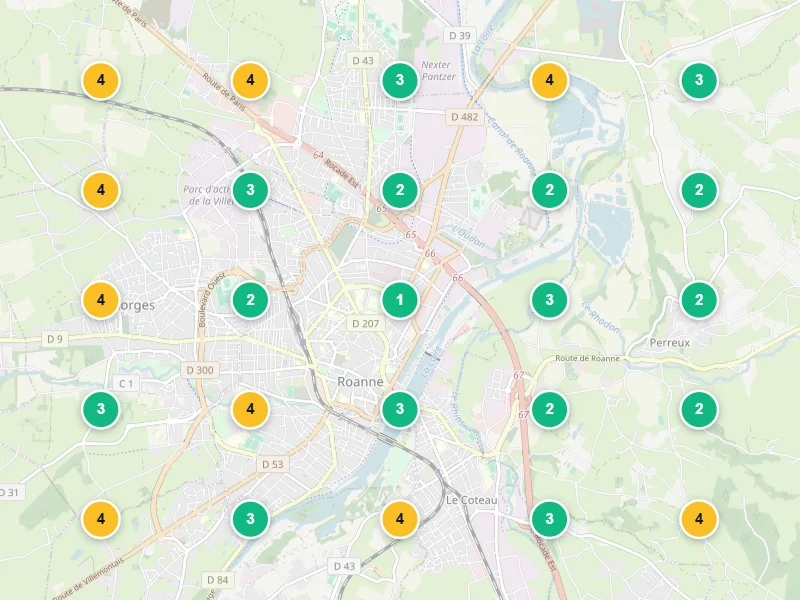 Visibilité locale après — Auto-école à Roanne