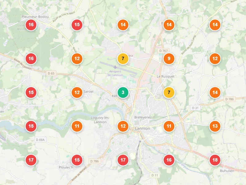 Visibilité locale avant — Caviste à Lannion