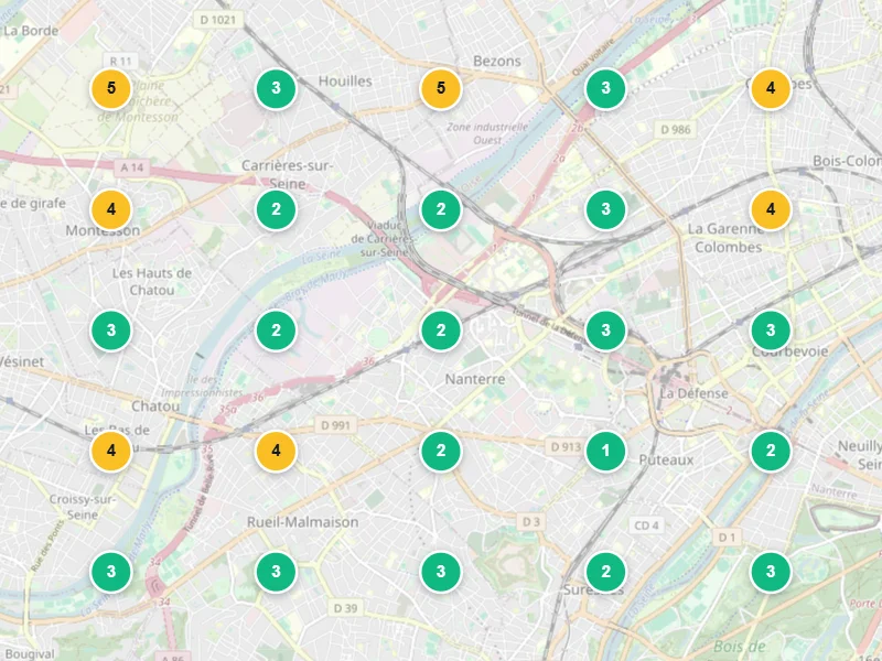Visibilité locale après — Centre esthétique à Nanterre