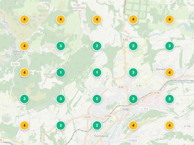 Visibilité locale après — Chauffagiste à Gap