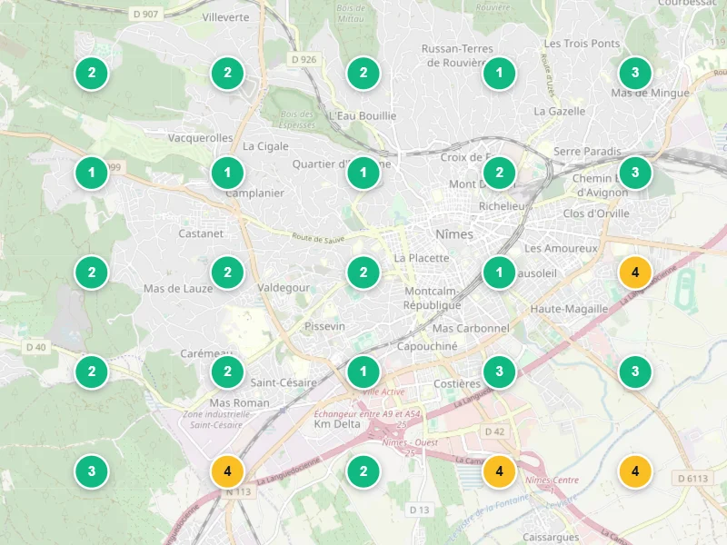 Visibilité locale après — Chauffagiste à Nîmes