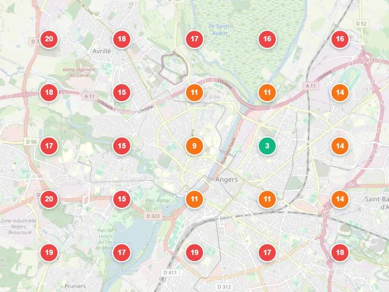 Visibilité locale avant — Coach sportif indépendant à Angers