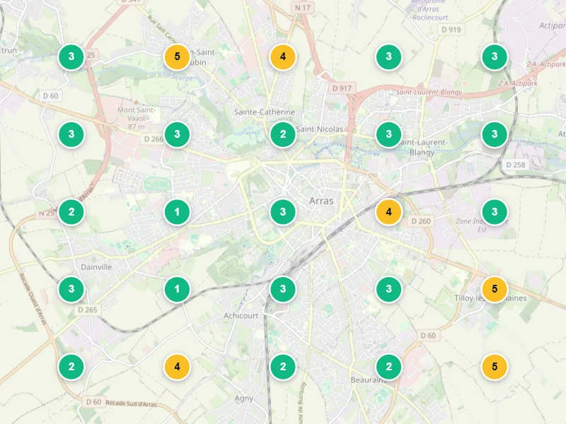 Visibilité locale après — Courtier immobilier à Arras