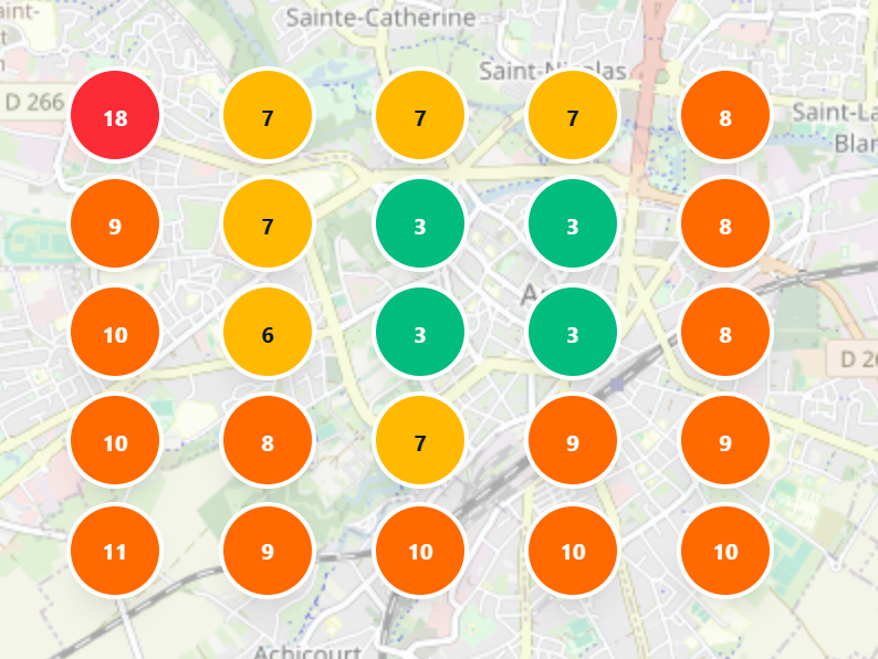 Visibilité locale avant — Courtier immobilier à Arras