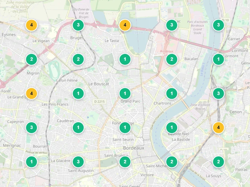 Visibilité locale après — Courtier immobilier à Bordeaux