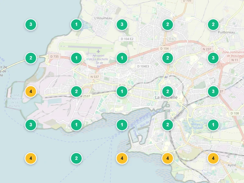 Visibilité locale après — Courtier immobilier à La Rochelle