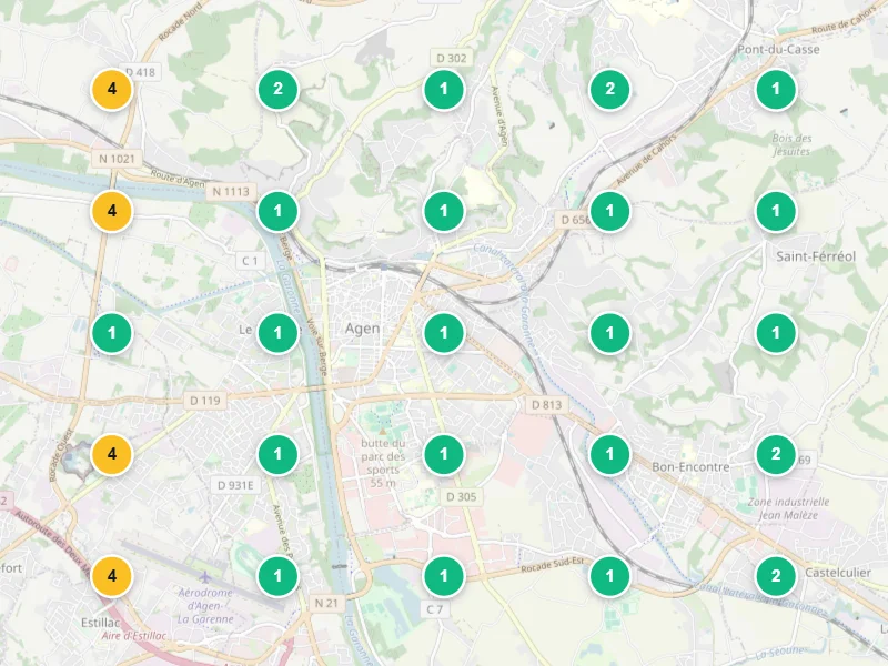 Visibilité locale après — Couvreur à Agen