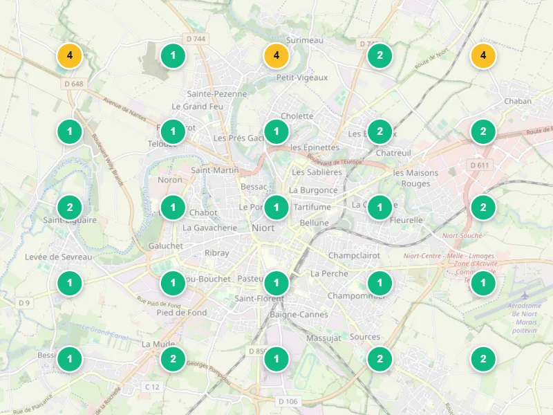 Visibilité locale après — Couvreur à Niort