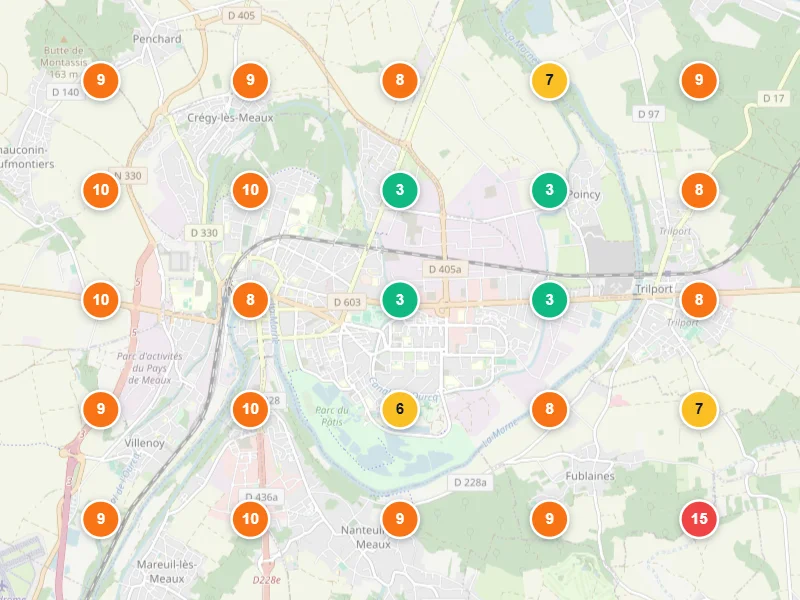 Visibilité locale avant — Déménageur à Meaux
