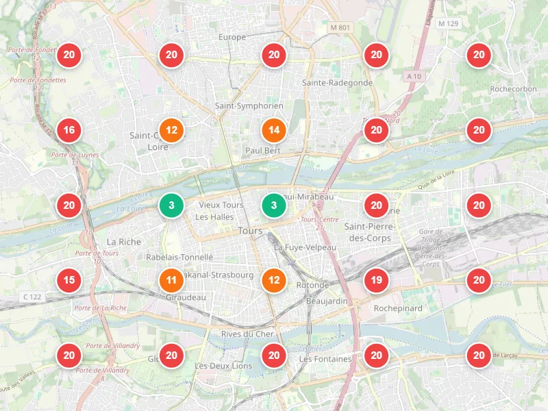 Visibilité locale avant — Entreprise de rénovation intérieure à Tours