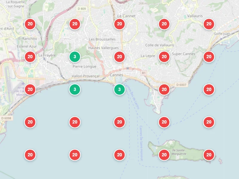Visibilité locale avant — Jardinier à Cannes