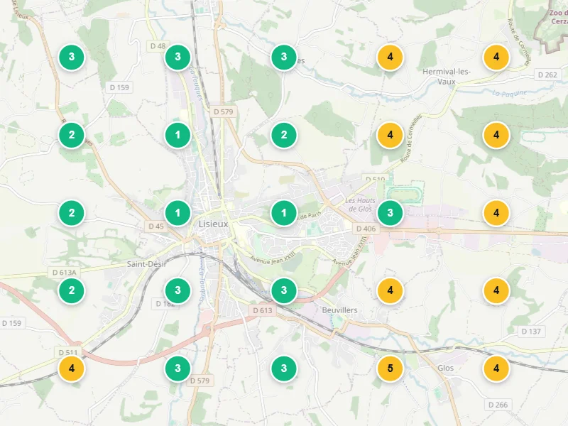 Visibilité locale après — Menuisier à Lisieux