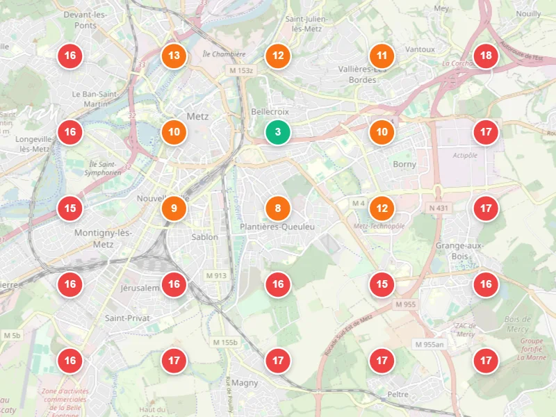 Visibilité locale avant — Naturopathe à Metz