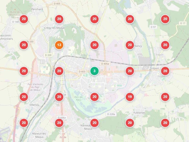 Visibilité locale avant — Ostéopathe à Meaux