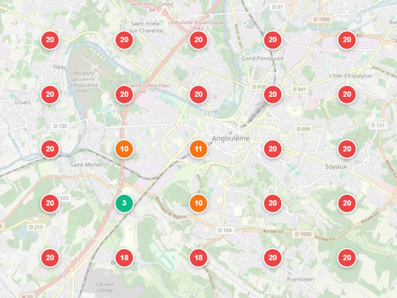 Visibilité locale avant — Paysagiste à Angoulême