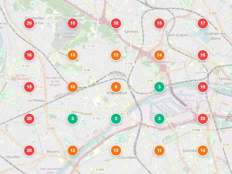 Visibilité locale avant — Photographe à Argenteuil