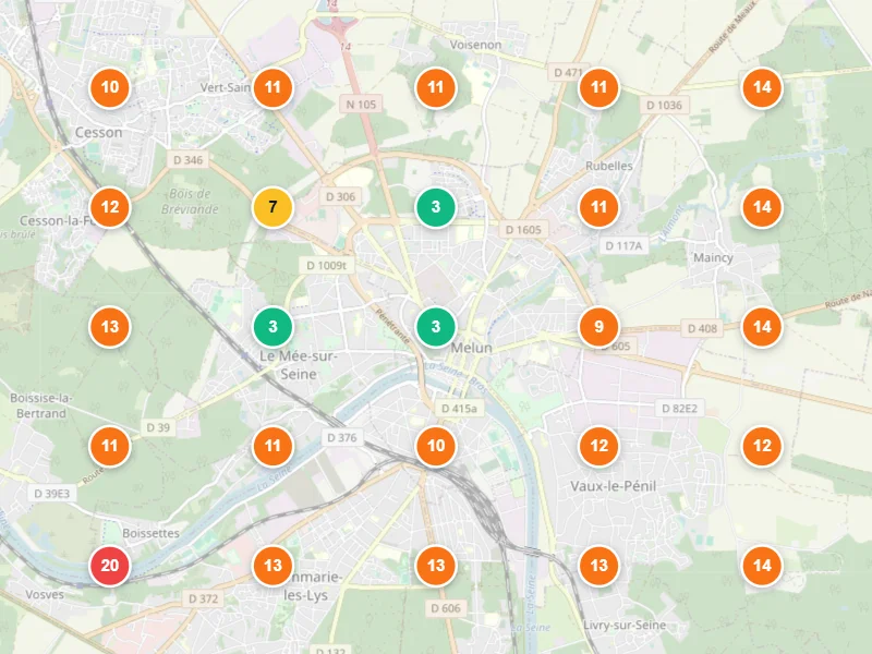 Visibilité locale avant — Photographe à Melun