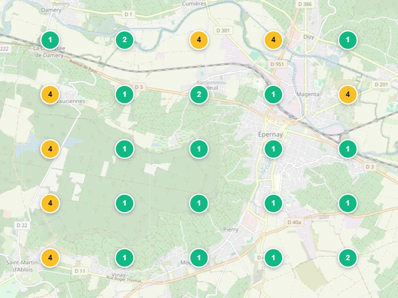 Visibilité locale après — Plombier à Épernay
