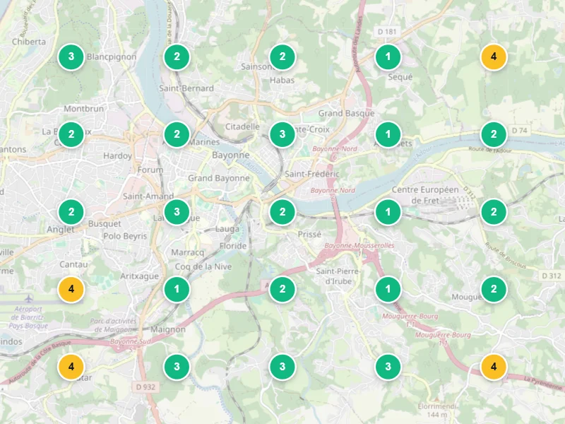 Visibilité locale après — Réparateur téléphone à Bayonne