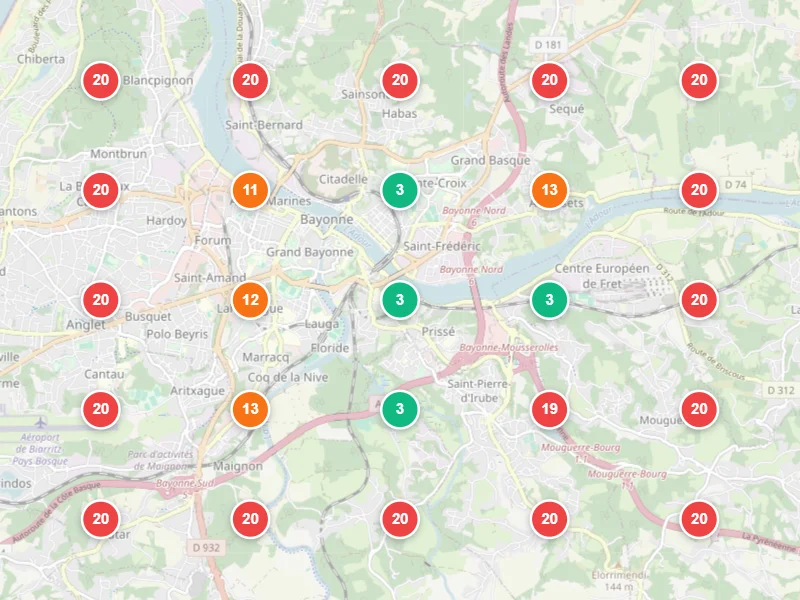 Visibilité locale avant — Réparateur téléphone à Bayonne