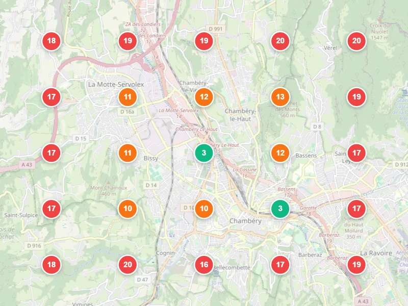 Visibilité locale avant — Réparateur téléphone à Chambéry