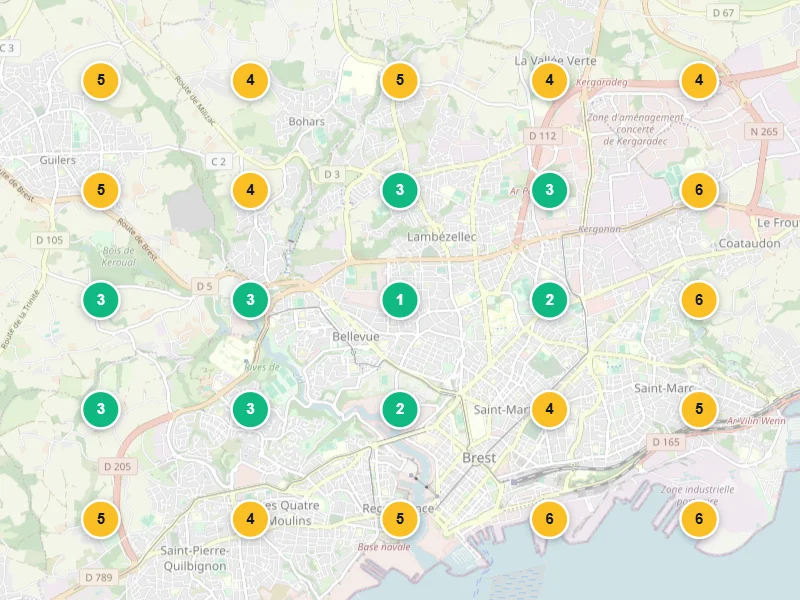 Visibilité locale après — Restaurant indépendant à Brest