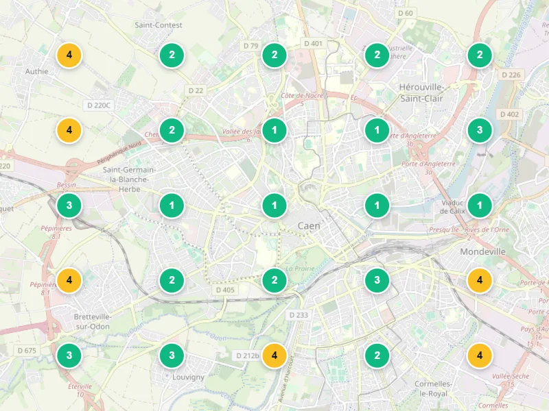Visibilité locale après — Serrurier à Caen