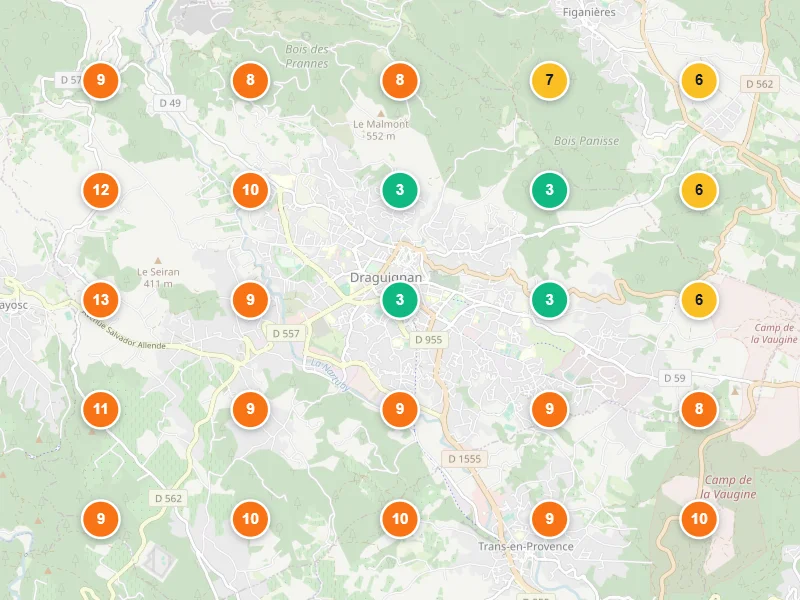 Visibilité locale avant — Sophrologue à Draguignan