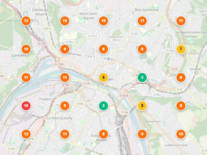 Visibilité locale avant — Sophrologue à Rouen