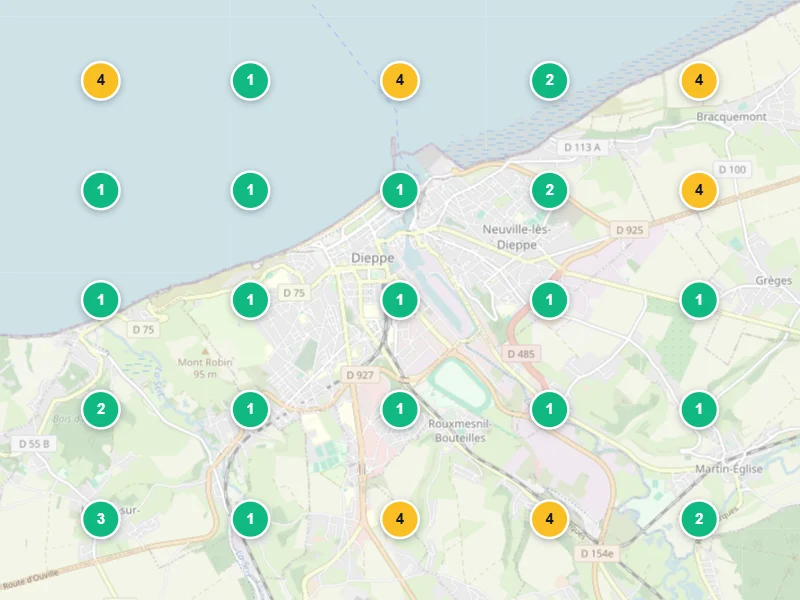 Visibilité locale après — Spa / massage bien-être à Dieppe