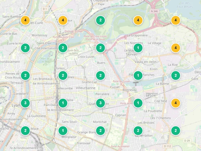 Visibilité locale après — Traiteur à Villeurbanne