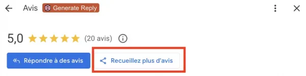 avoir plus d'avis google my business